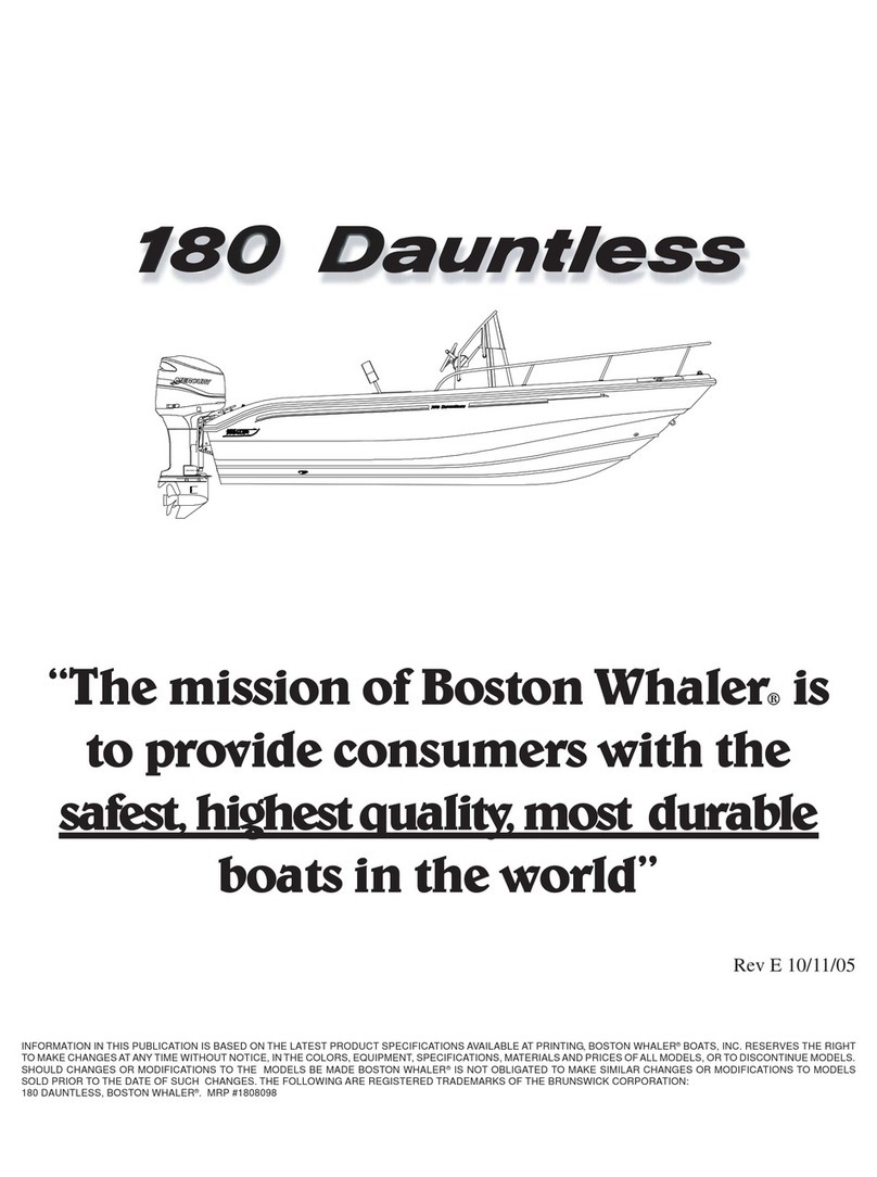 Boston Whaler 180 Dauntless owner's manual