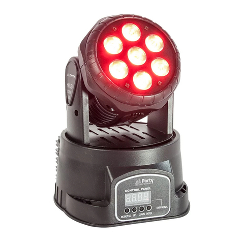 Party Light & Sound PARTY-WASH7 User manual