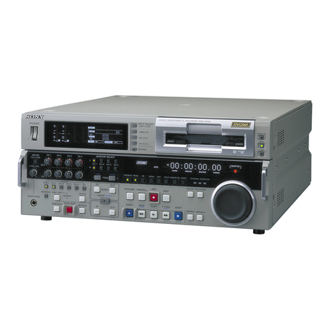 Sony DSR-2000A User manual