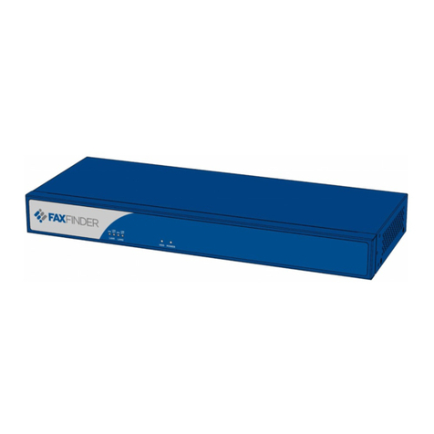 FaxFinder FFX50 Hardware and installation guide