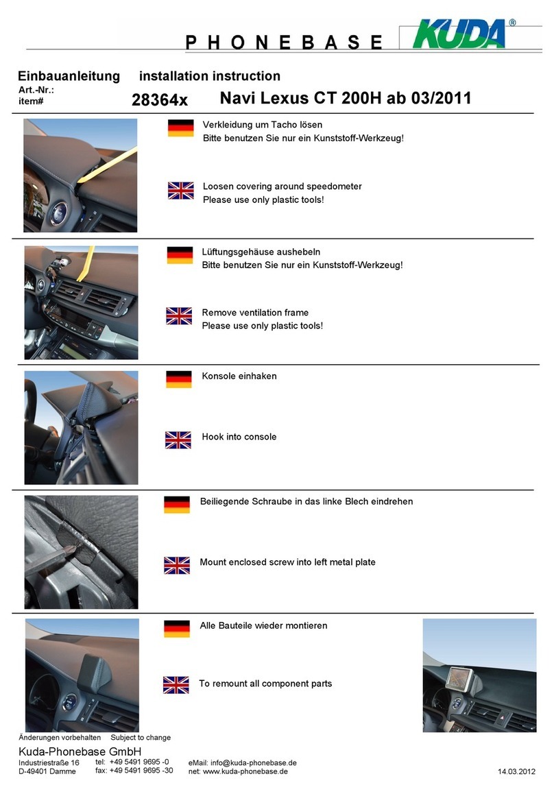 Kuda 28364 Series User manual