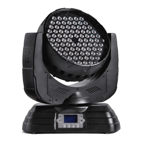 PR Lighting XLED 590 User manual