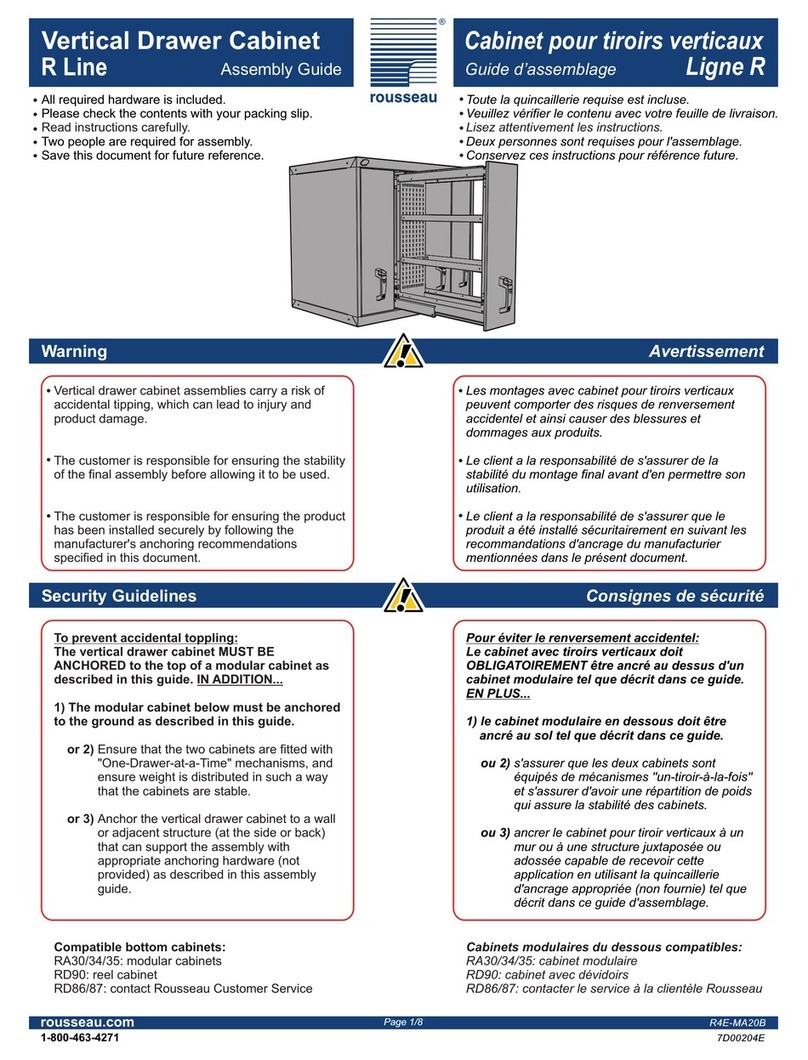 Rousseau R Line User manual