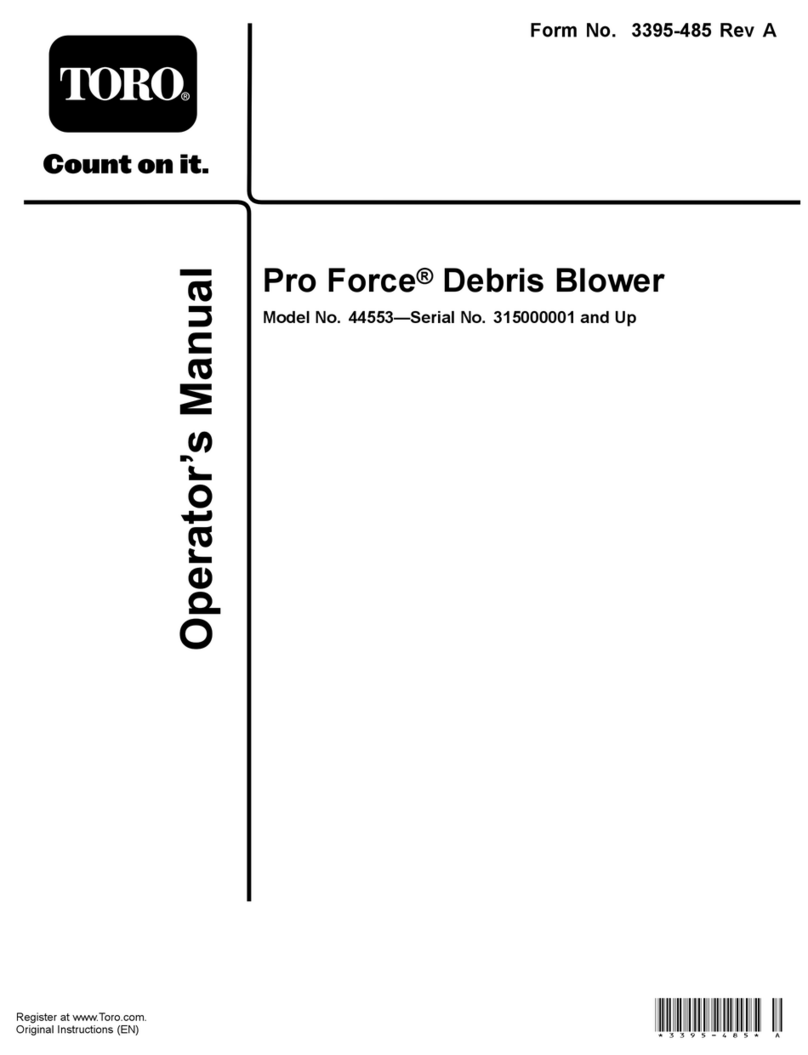 Toro Pro Force 44553 User manual