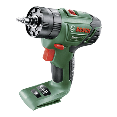 Bosch AdvancedImpact 18 QuickSnap User manual
