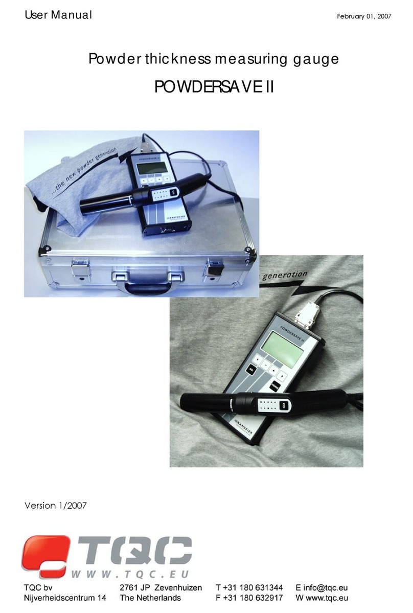 TQC POWDERSAVE II user manual