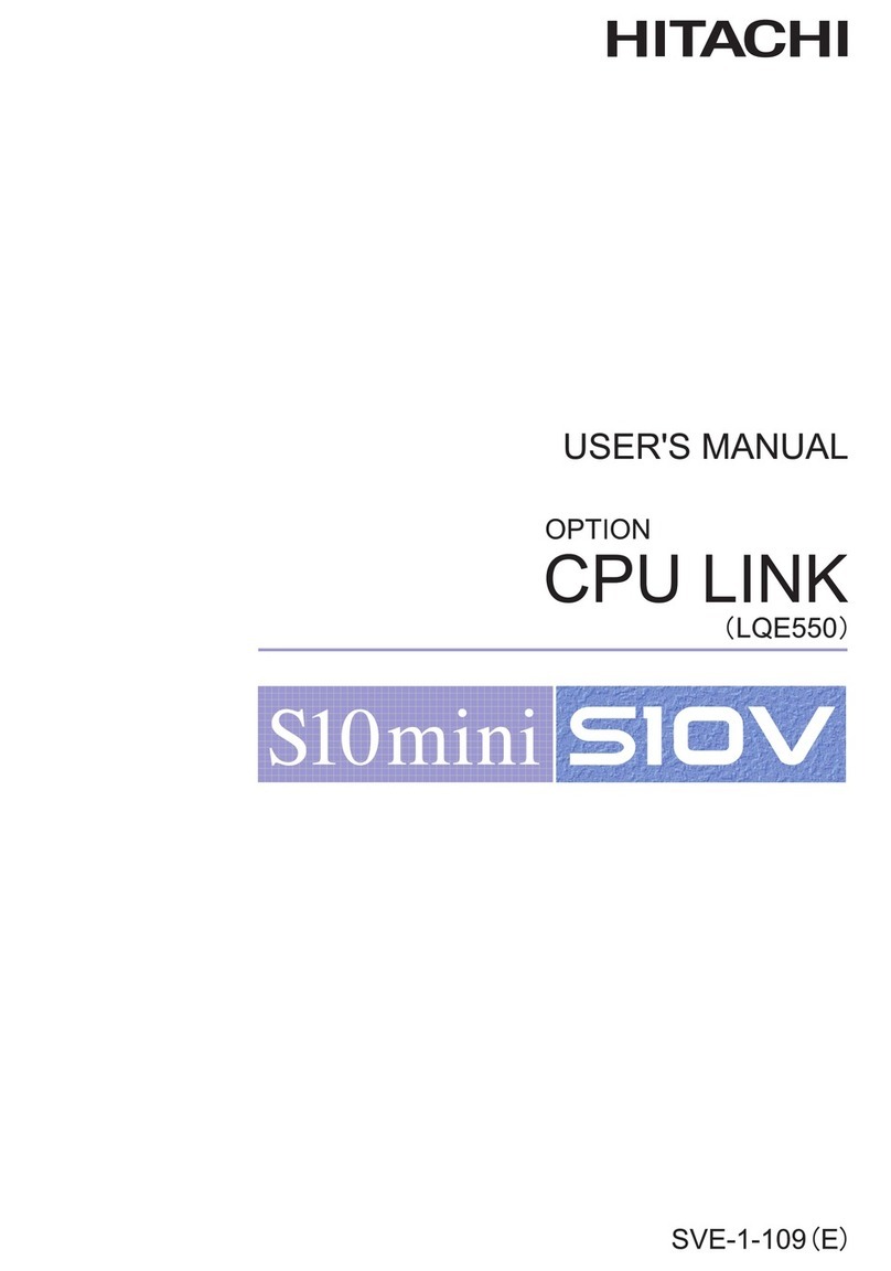 Hitachi LQE550 user manual
