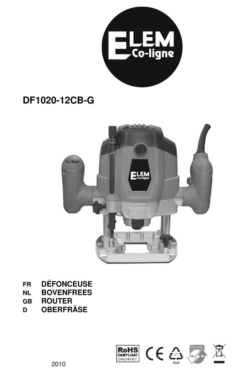 Elem Co-Ligne DF1020-12CB-G User manual