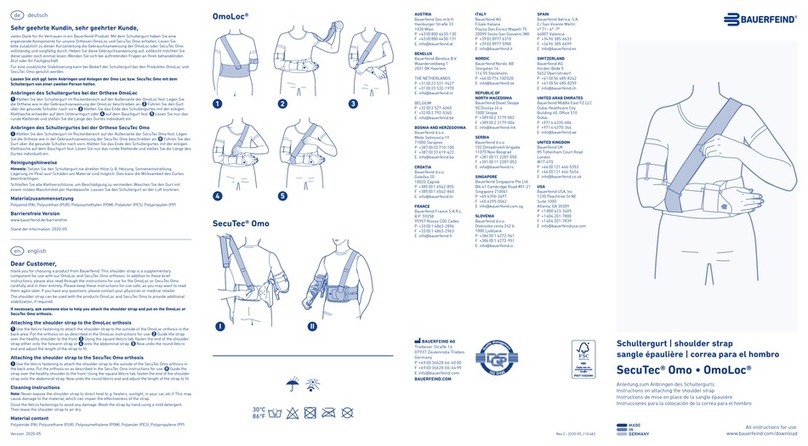 Bauerfeind SecuTec Omo instructions