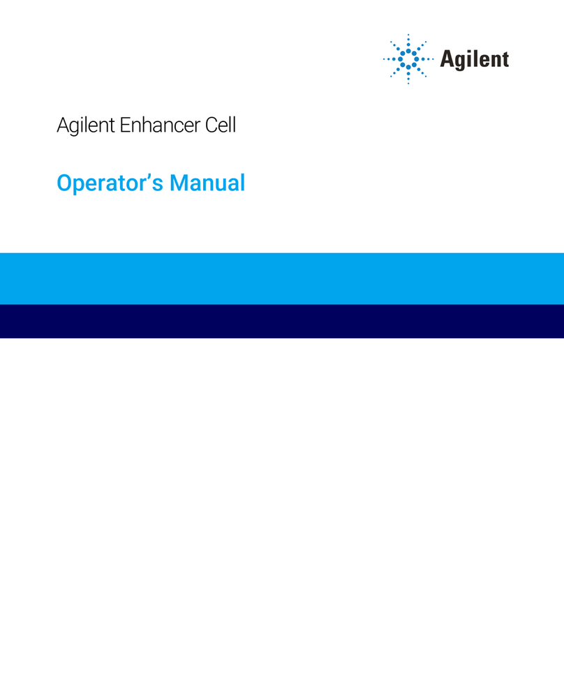 Agilent Technologies Enhancer Cell User manual Agilent Technologies Enhancer Cell User manual