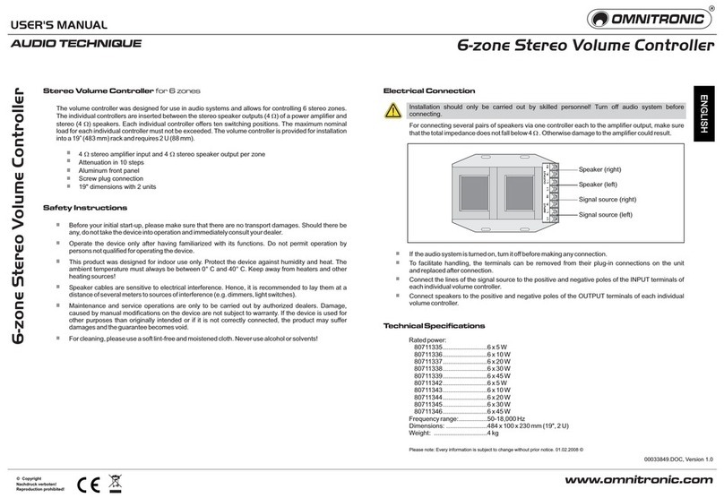 Omnitronic 80711335 User manual