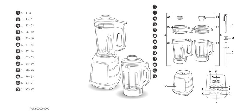 Moulinex ULTRABLEND BOOST 1300 W manual