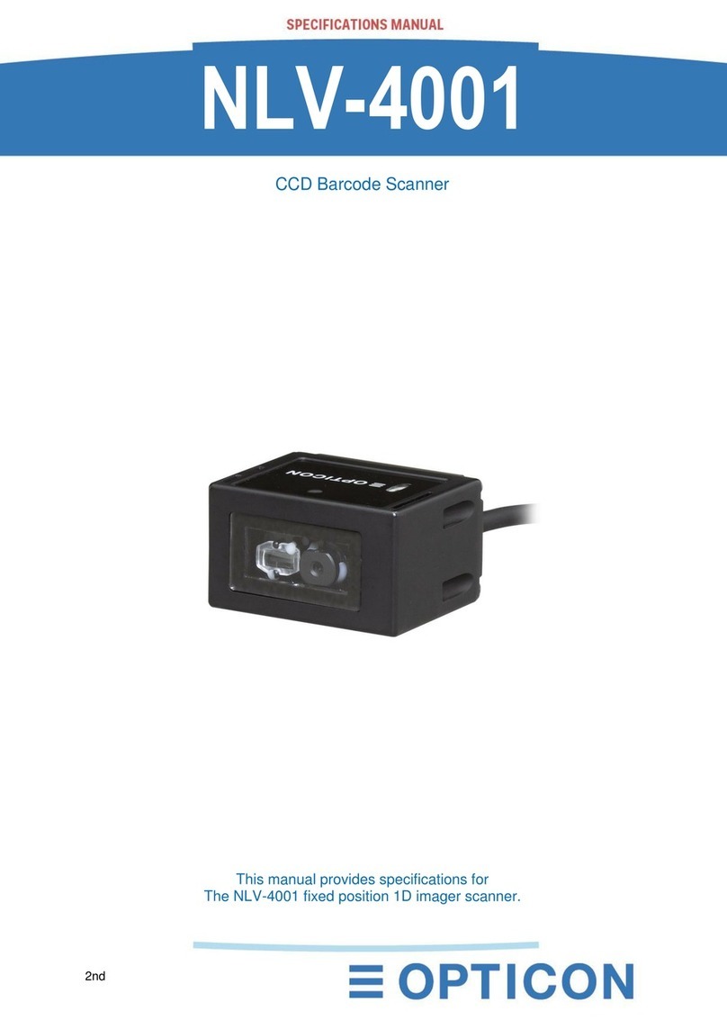 Opticon NLV-4001 Specification manual
