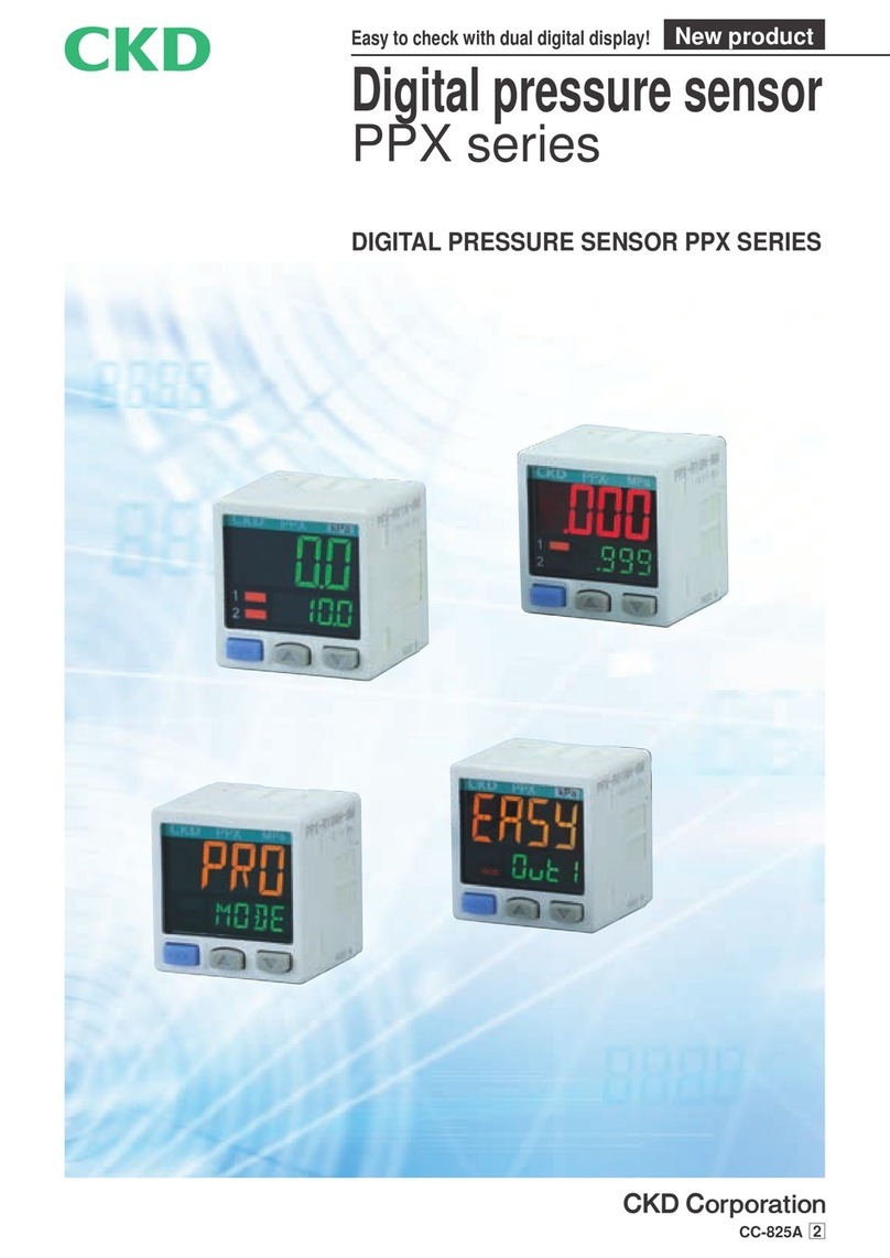 CKD PPX Series User manual CKD PPX Series User manual