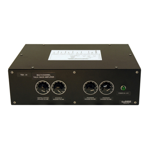 Guardian Telecom TBA Series Installation & operation