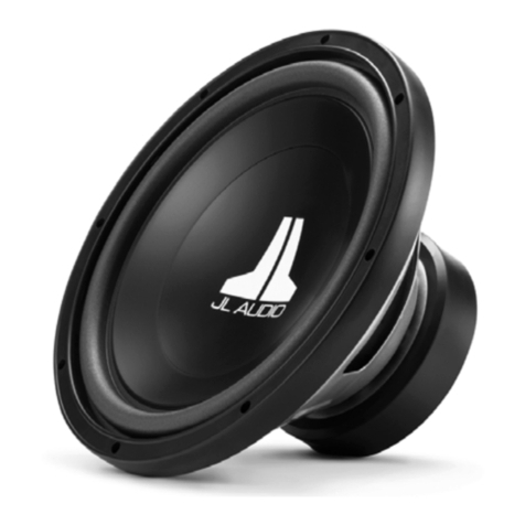 JL Audio 12W3v2 Series owner's manual