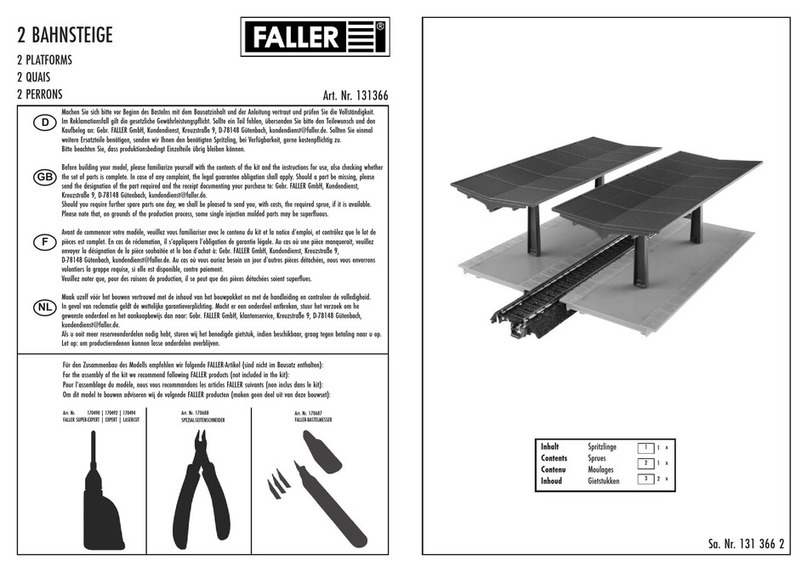 Faller 131366 User manual