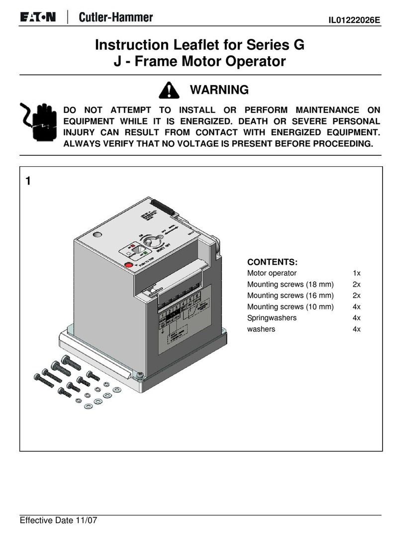 Eaton Cutler-Hammer G Series Manual