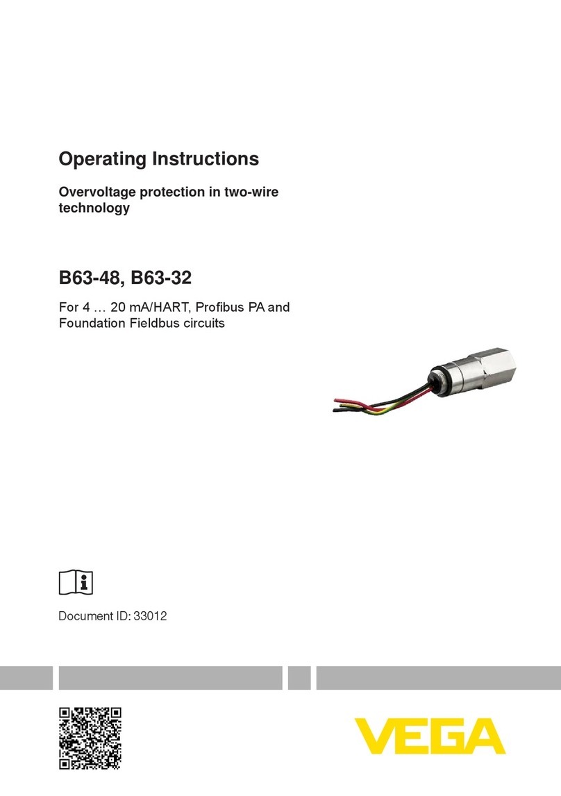 Vega B63-48 operating instructions