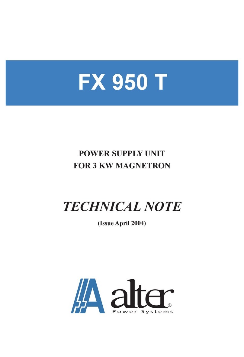 ALTER FX 950 T Instruction Manual