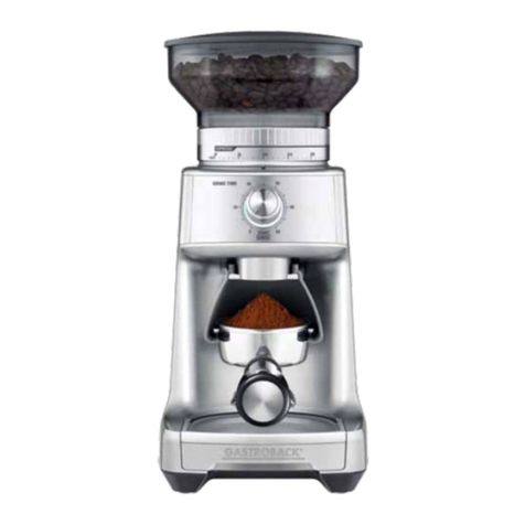 Gastroback Design Coffee Grinder Advanced Plus operating instructions