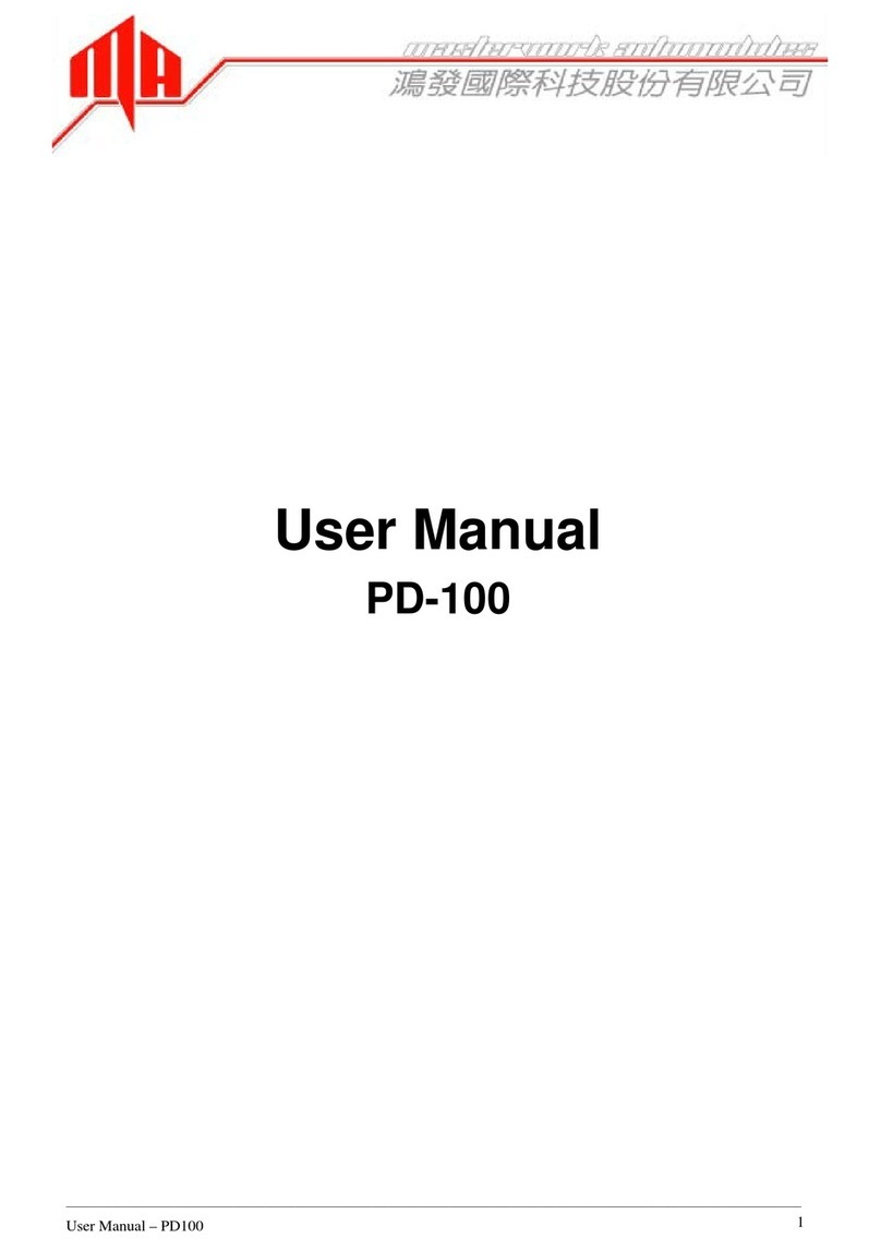 MA PD-100 user manual
