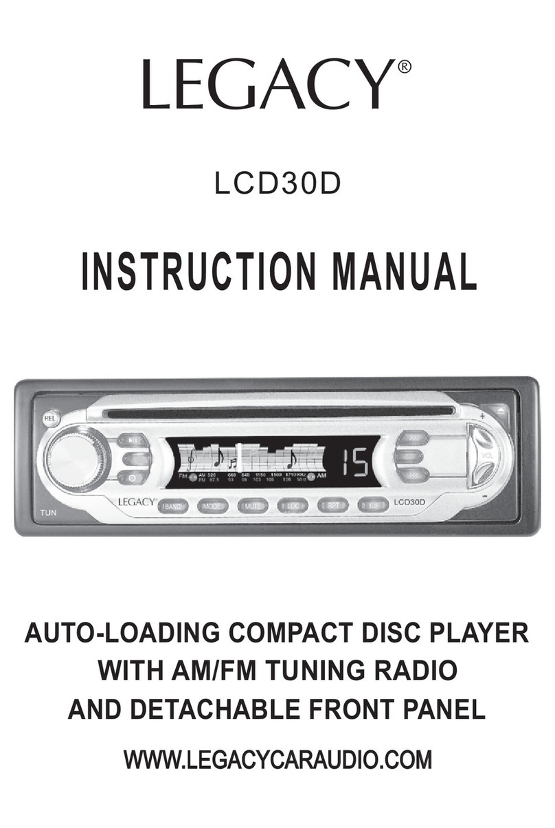 Legacy LCD30D User manual