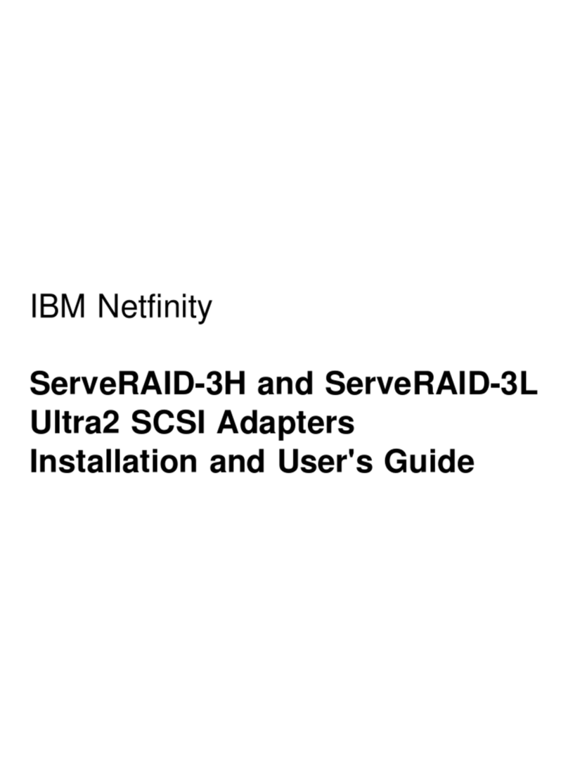 IBM Netfinity ServeRAID-3H Installation and user guide