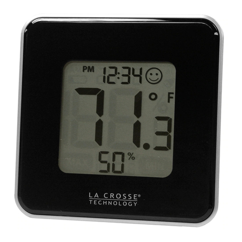 La Crosse Technology 302-604B Dimensions