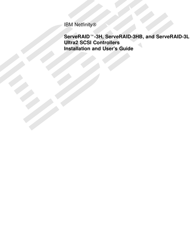 IBM Netfinity ServeRAID-3H User manual