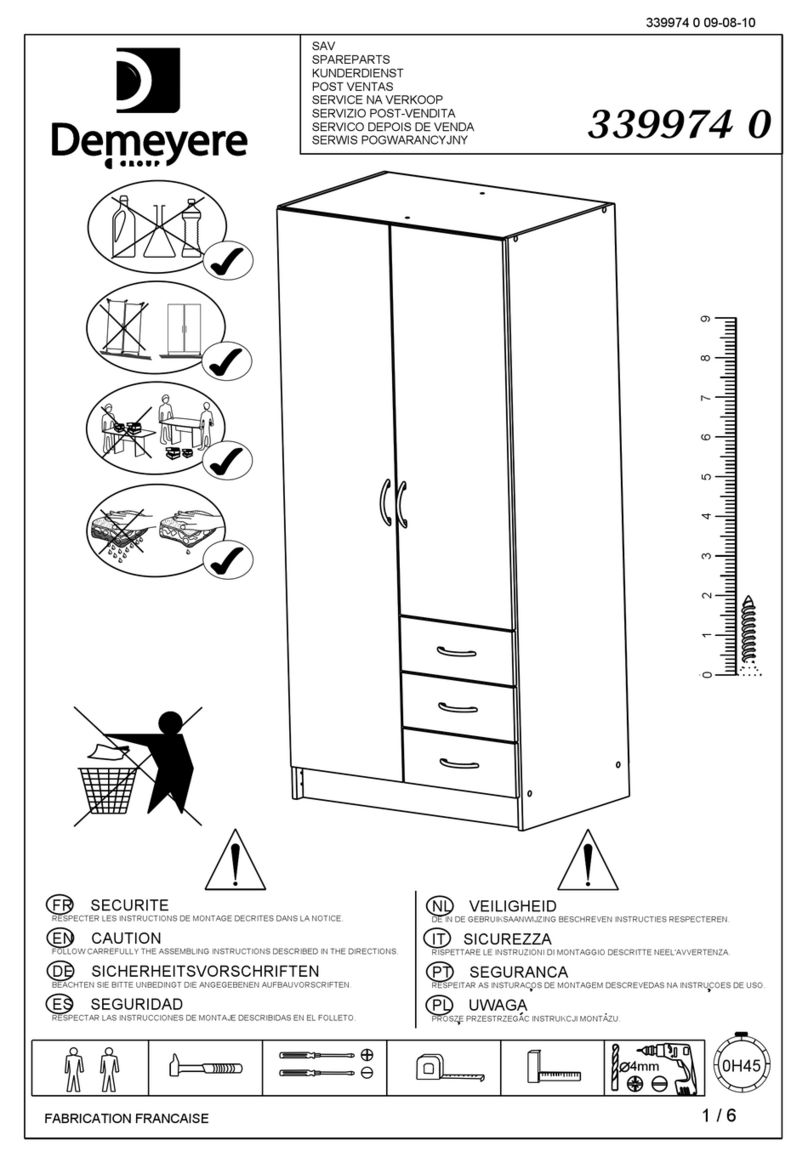 Demeyere 339974 0 Assembly instructions