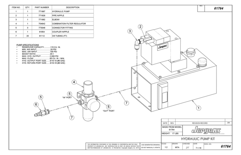 Jergens 61763 Use and maintenance manual