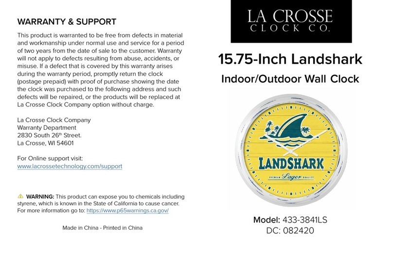La Crosse Technology Landshark manual