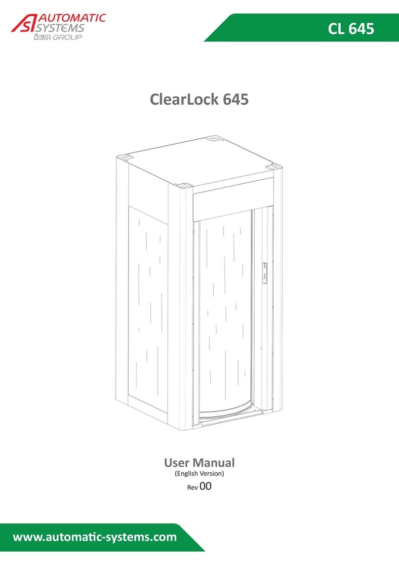 Automatic Systems ClearLock 645 User manual