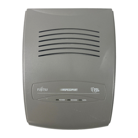 Fujitsu DSL Modem User manual