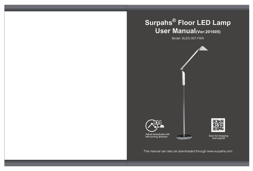 Surpahs SLED-007-F8W User manual