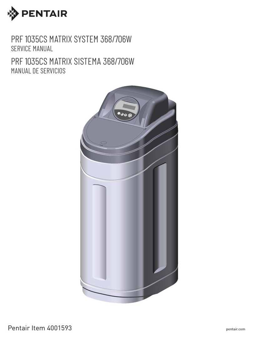 Pentair PRF 1035CS Service manual