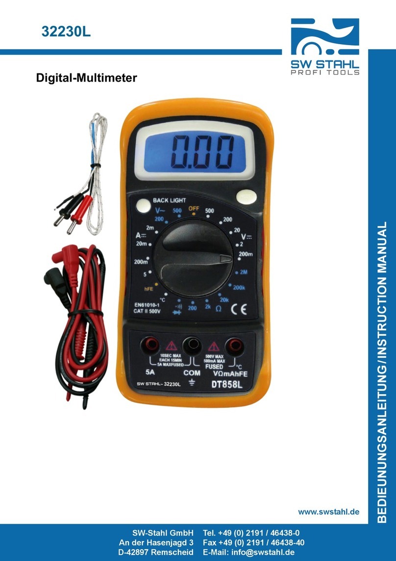 SW Stahl PROFI Tools 32230L instruction manual