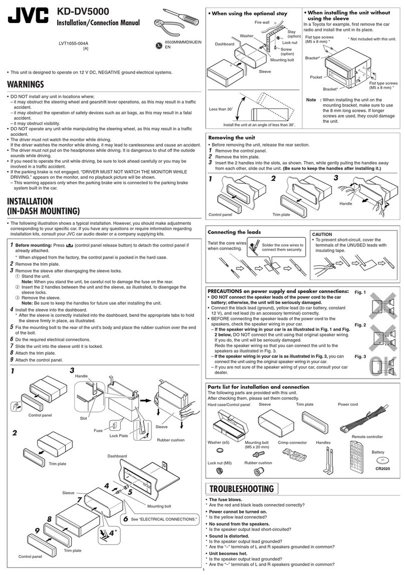 JVC KD-DV5000 Guide