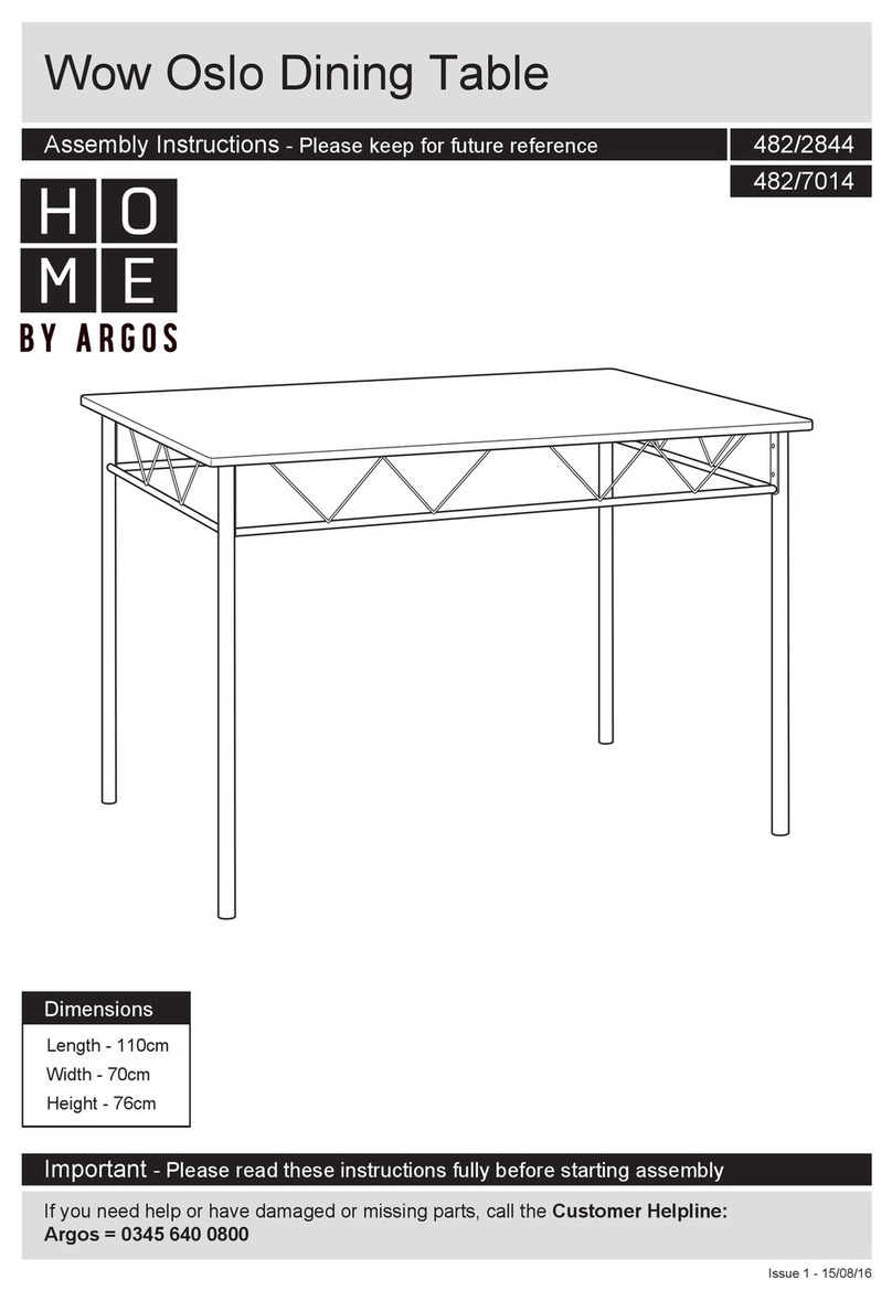 Argos Home 482/2844 Assembly instructions