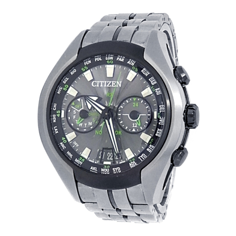 Citizen H909 ECO-DRIVE User manual