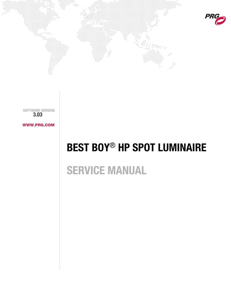 PRG BEST BOY HP SPOT LUMINAIRE Service manual