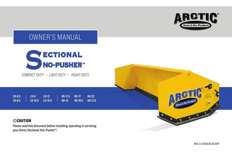 Arctic Sectional Sno-Pusher CD-6.5 owner's manual