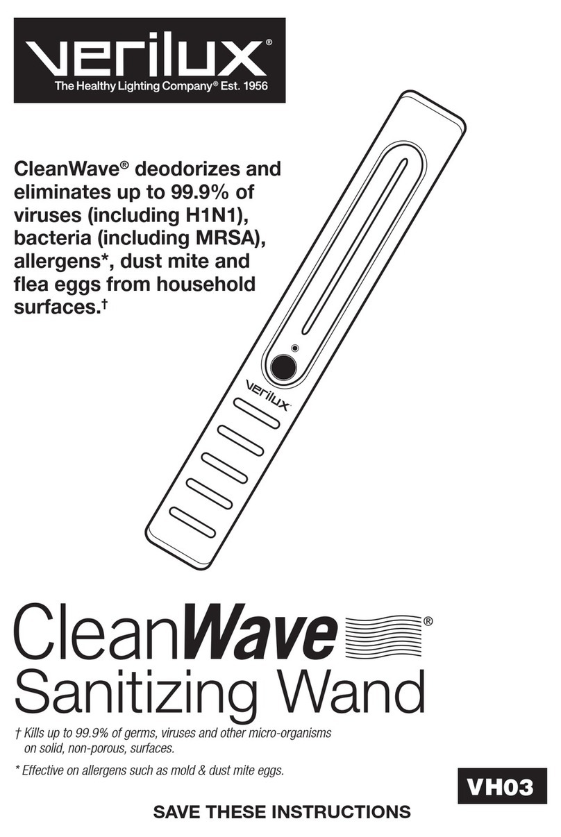Verilux CleanWave VH03 instructions