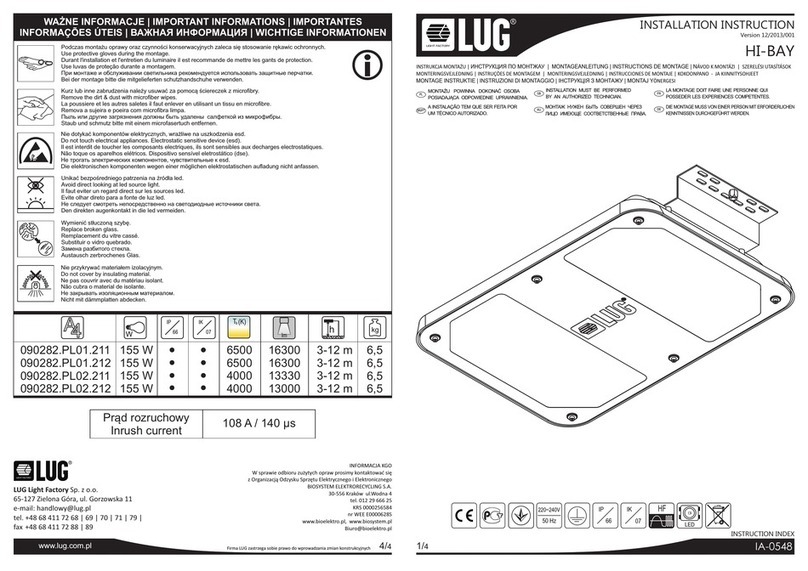 LUG HI-BAY User manual