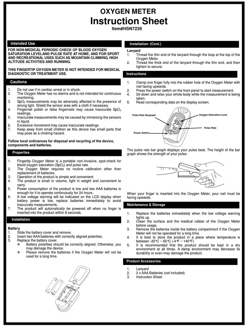 Jobar HSN7239 instruction sheet
