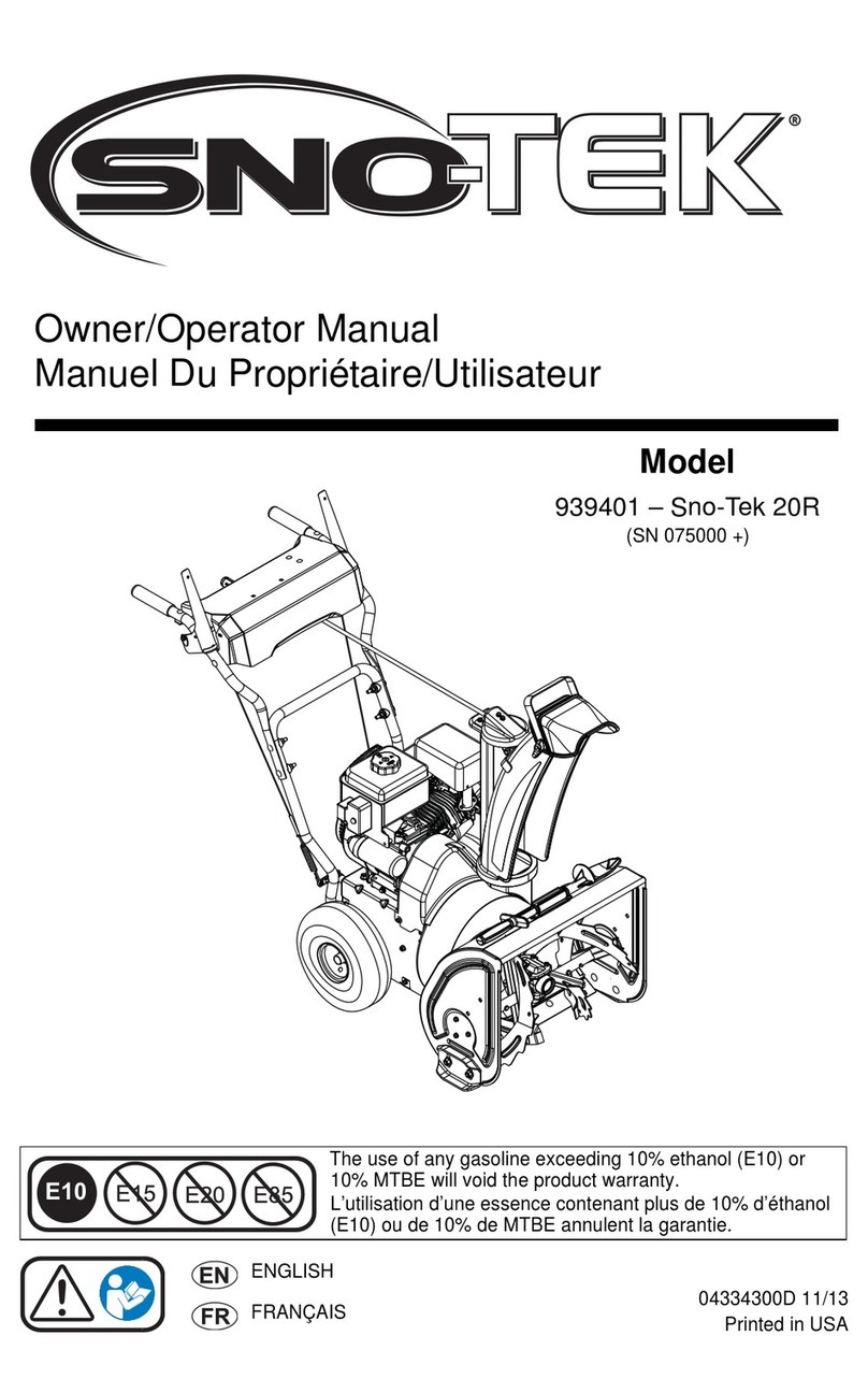Ariens Sno-Tek 20R Owner's/operator's manual