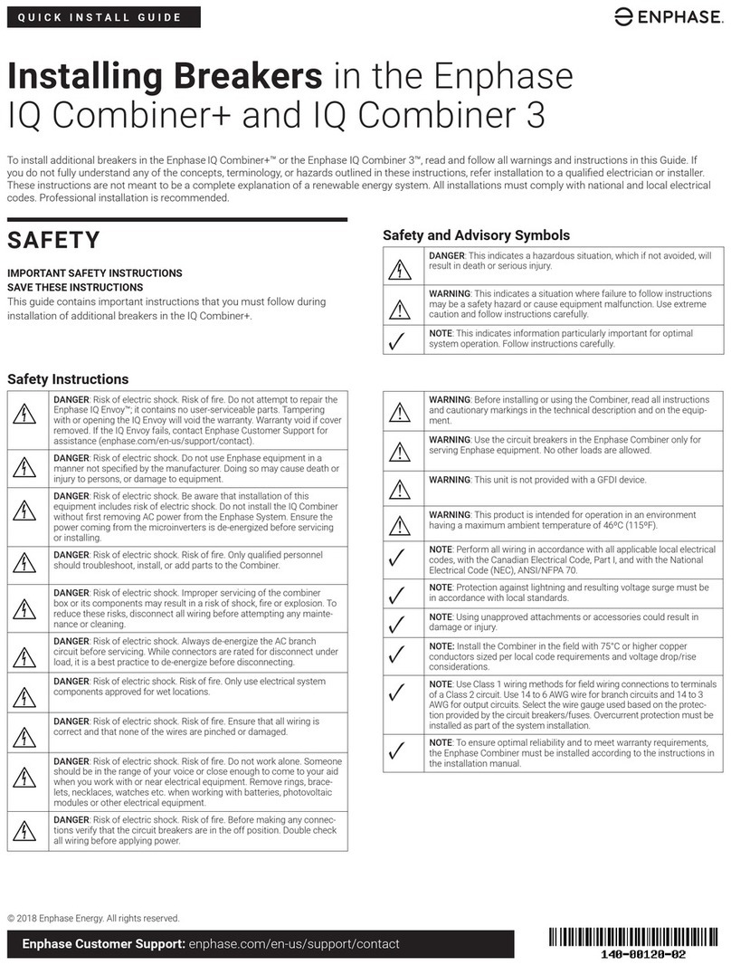 enphase IQ Combiner 3 User manual