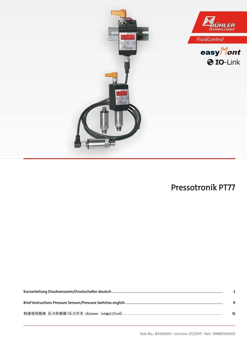 Bühler technologies Pressotronik PT77 Reference guide