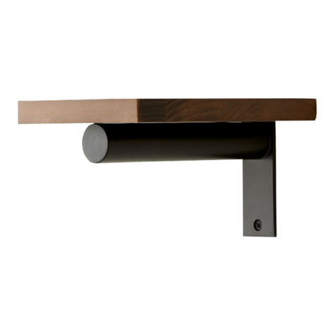 West Elm Jordan Bracket Mounting instructions West Elm Jordan Bracket Mounting instructions